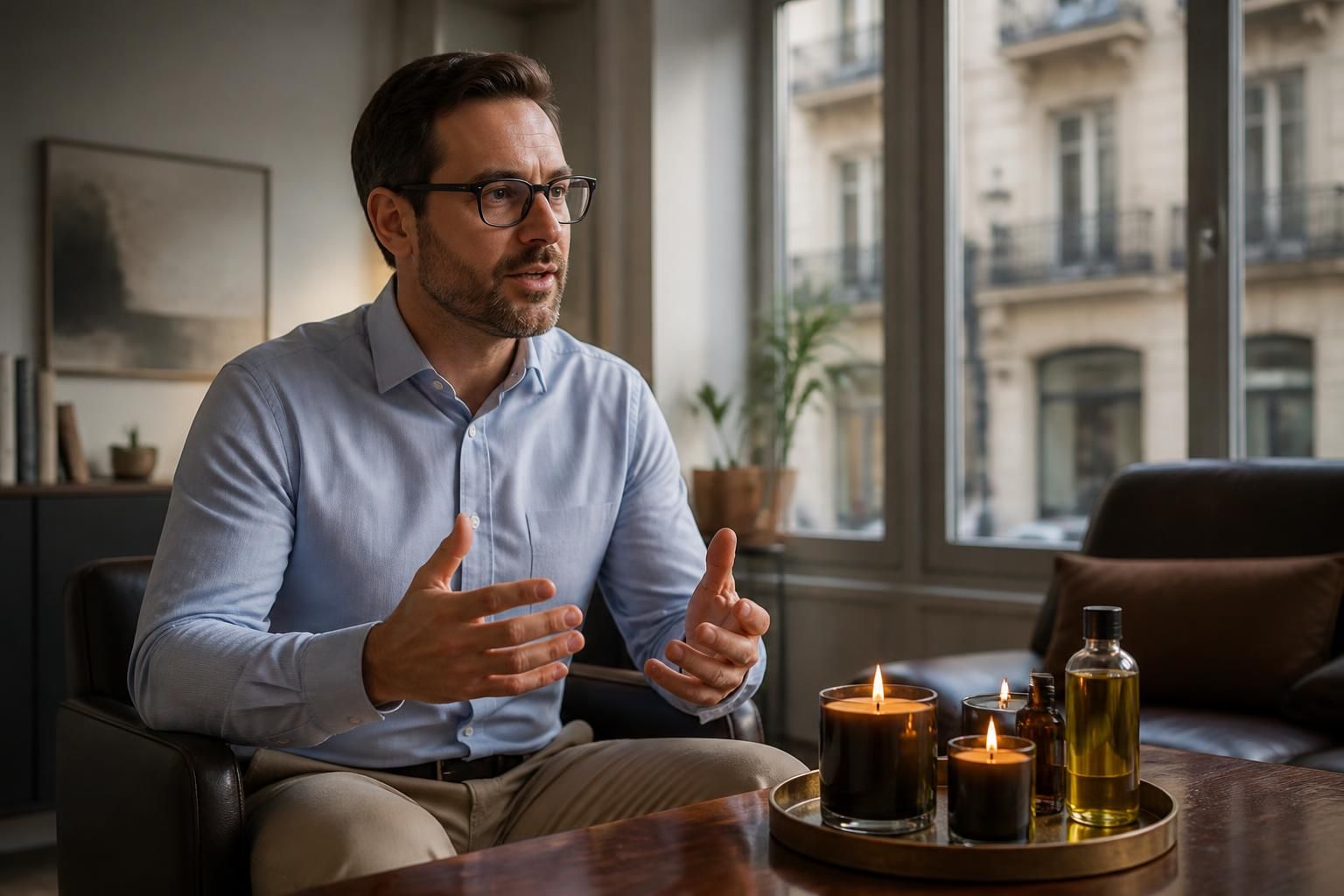 un sexologue aborde ouvertement le wax play avec des bougies de massage, expliquant les pratiques, précautions et sensations pour une expérience sûre et sensuelle.